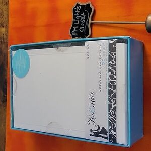 Studio His & Hers Print Your Own Wedding Invitation Set White New